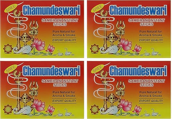 Sree Sambrani Instant Sticks - 24 per box - Sold in sets of 4 boxes
