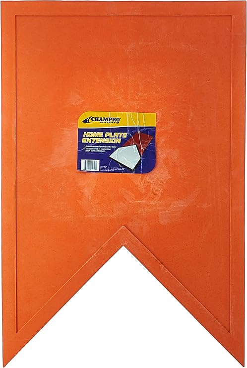 Champro Home Plate Extension (Orange) , 17 x 25
