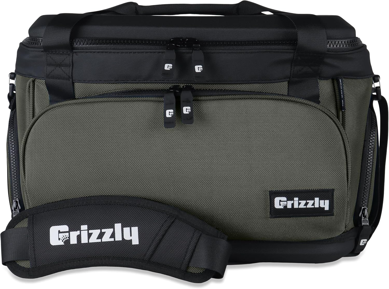 Grizzly Drifter 20 Soft Sided Cooler | 20 qt Flip-Top Cooler Bag | Ice Chest for Beach Boat Camping Fishing Hiking Hunting Picnic | Lightweight Portable Insulated Waterproof