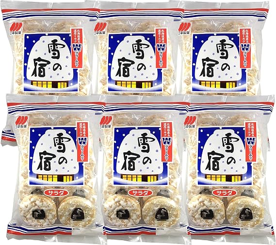Sanko Yuki No Yado Rice Crackers 20pcs 5.67oz (6 Packs)