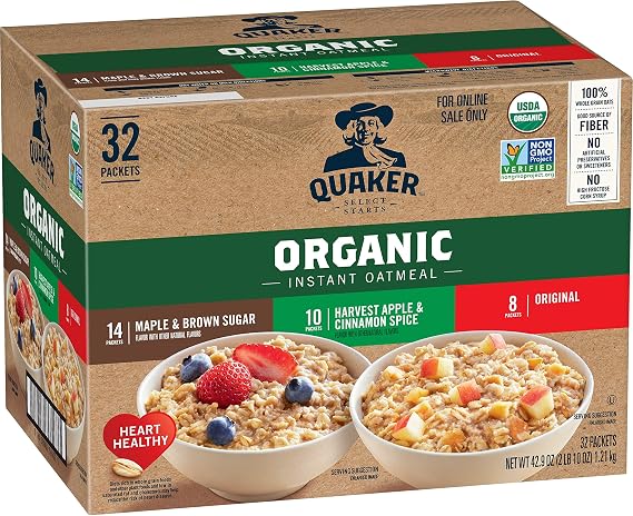 Quaker Simple & Wholesome Cereal orgánico multigrano caliente