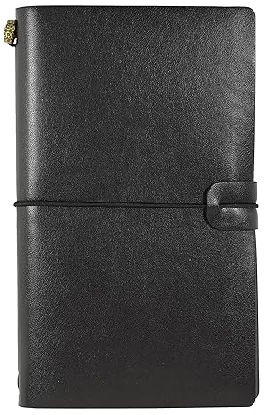 Voyager Refillable Notebook - Black (Traveler's Journal, Planner, Notebook)