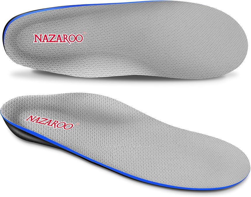 Shoe Insoles Arch Support Inserts Orthotic Insoles for Plantar Fasciitis, Flat Feet, High Arch, Pronation, Heel Spurs & Foot Pain