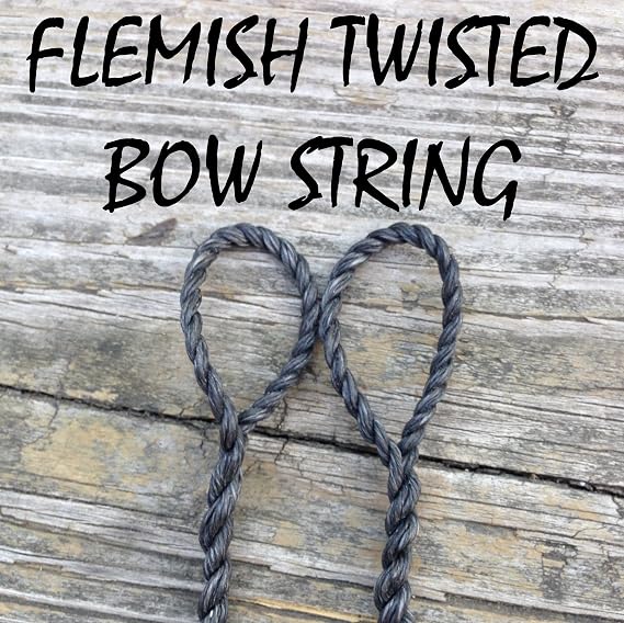 66" Custom Flemish-Twisted Bow String! Perfect for Longbow/Recurve! B50 Dacron!