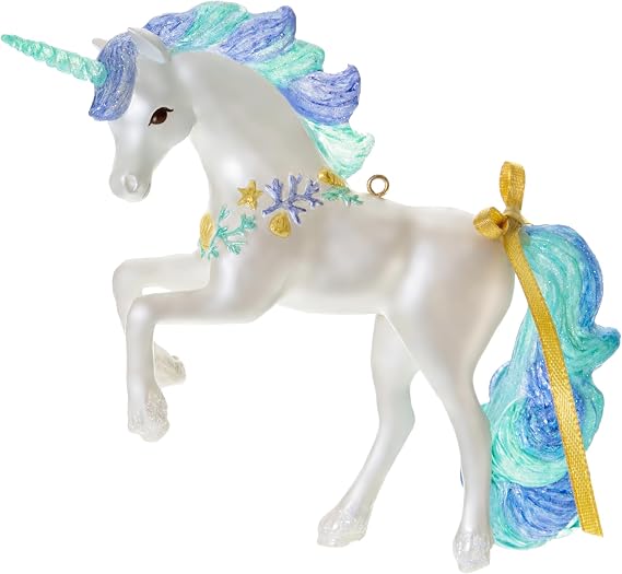 Hallmark Keepsake Christmas Ornament, Sensational Seaside Unicorn, Gifts for Kids